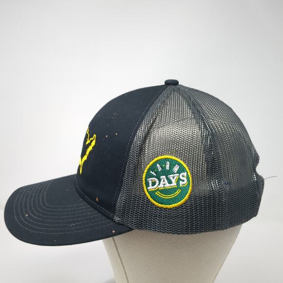 Ag-Pro Snapback Trucker Hat Black Black One Size Adjustable Port Authority - Picture 3 of 9